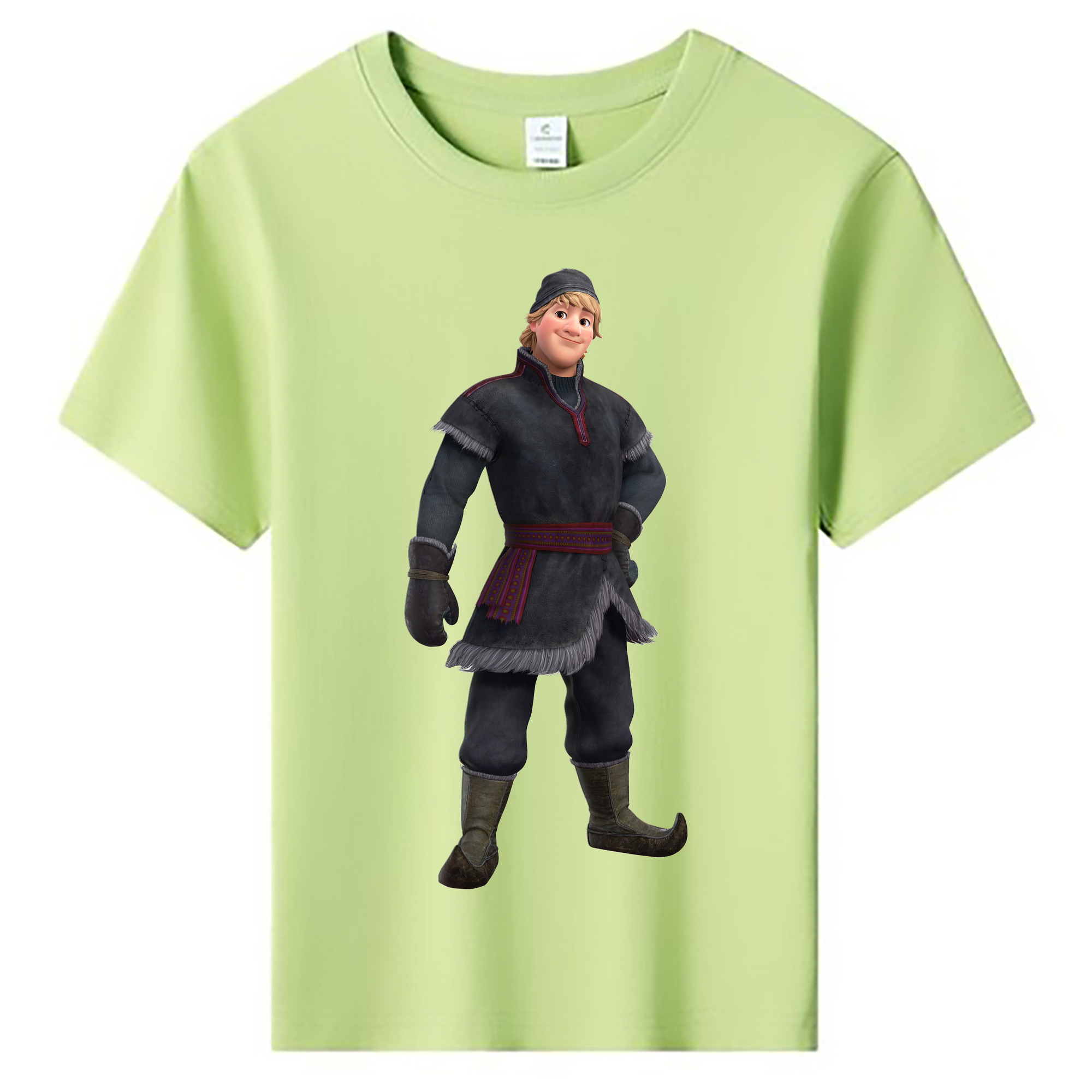 （画像用） アナと雪の女王 アンナ エルサ Frozen Anna Elsa 綿100％キッズTシャツ（フロントプリント）